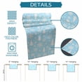 thumbnail image 6 of Sky Blue Christmas Table Runner 60 Inches Long Farmhouse Dress Scarves, Xmas Tree Snowflake Winter Abstract Dining Tablerunner for Coffee Table/Kitchen Island/Party Décor, 13" x 60", 6 of 8