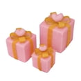 thumbnail image 2 of ⚡ Big Sale ! A Set Of 3 Christmas Color Boxes 50 LED Color Box Decorations With Bows And Plugs Indoor And Outdoor Christmas Tree Christmas Boxes Holiday Decorations, 2 of 6
