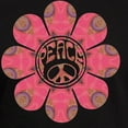 thumbnail image 3 of CafePress - Peace Flower Affecti Men's Fitted T Shirt (Dark) - Men's Fitted T-Shirt, 3 of 4