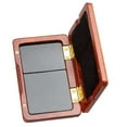 thumbnail image 3 of Raindrops Clarinet Reed Case Black Walnut Dark Red For Musicians 3Pcs 10x6.1x1.8Cm, 3 of 8