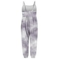 thumbnail image 5 of GERsome Toddler Baby Girls Romper Sleeveless Jumpsuit Summer Clothes Spaghetti Strap with Pocket 1-6 Years（Size 5-6 Years/03#Gray), 5 of 5
