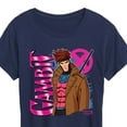 thumbnail image 3 of Marvel X-Men - Gambit With Logo - Women's Short Sleeve Graphic T-Shirt, 3 of 5