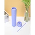 thumbnail image 6 of WNFJR 1-Pack Skinny Double Wall Acrylic Tumblers with Lid and Straw - Colorful Reusable Cups for Cold Drinks, Perfect for Parties and Gifts, 6 of 7