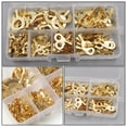 thumbnail image 4 of SHISUYAN 150pcs Auto Ring Terminal Wire Connector Bare Copper Lug Terminal Wire Crimp, 4 of 6