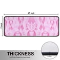 thumbnail image 5 of Kitchen Rugs Sets Of 2,Pink Breast Cancer Anti Fatigue Kitchen Mat Rugs Non Slip Washable,Decorative Kitchen Floor Mats for Kitchen,Sink,Laundry,17"x47"+17"x47", 5 of 5