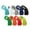 Coloré, variante sur koolsoo 9 Pièces Club de Golf Iron Couvre-Chef Protection Long Cou PU Accessoires de Golf Noir