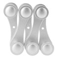 thumbnail image 4 of 6 ganchos retráctiles espacio de aluminio colgador de pared baño toalla abrigo ropa colgante gancho brillante esmerilado, 4 of 5