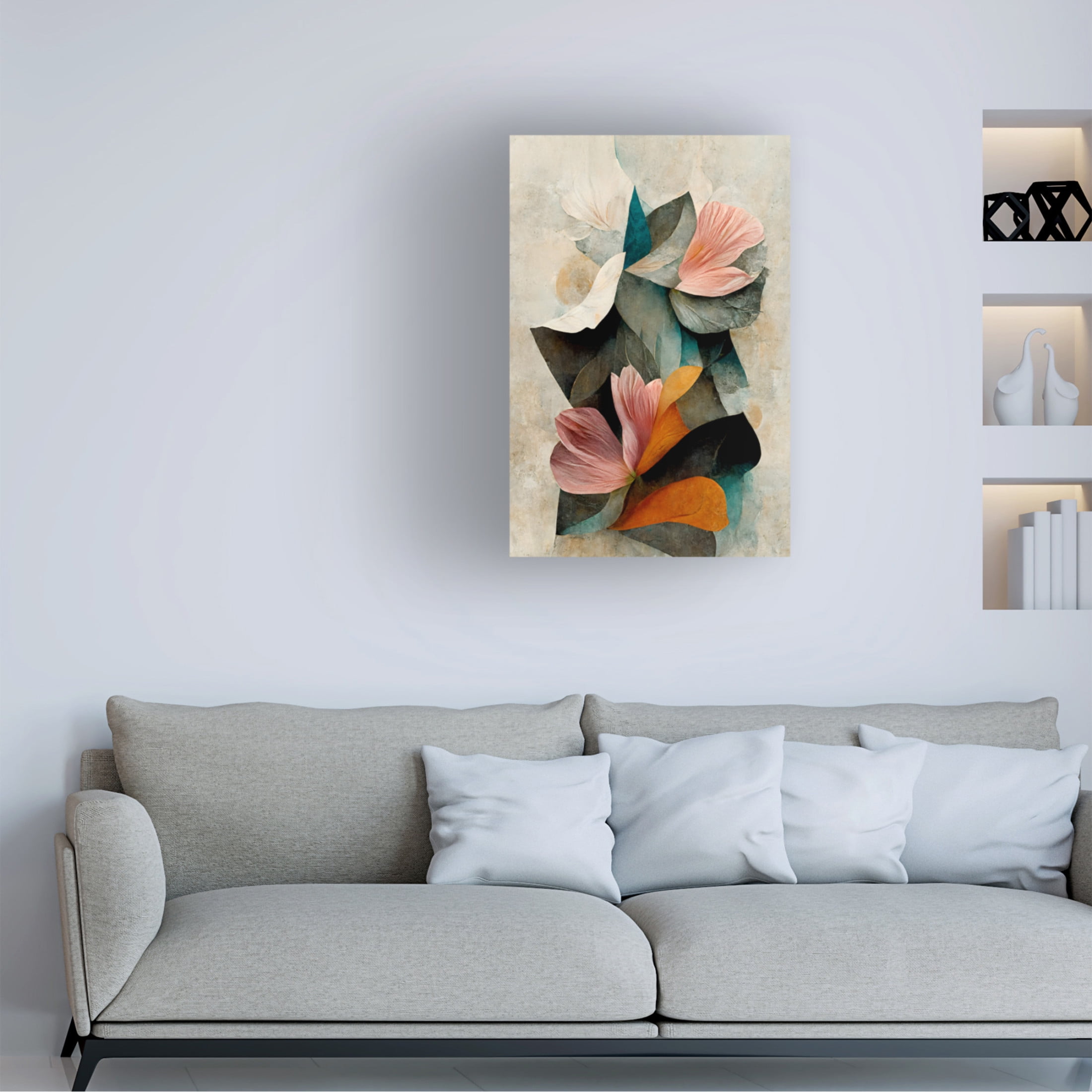 Canvas Wall Art - Treechild 'Grow' Wall Art for Living Room, Bedroom, or Office D?cor by Trademark Fine Art - 30 x 47 Inches