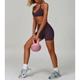 thumbnail image 5 of PISONIC Workout Sets for Women 2 Pieces Criss Cross Back Sports Bras Matching High Waist Butt Lifting Shorts Yoga Outfits, 5 of 11