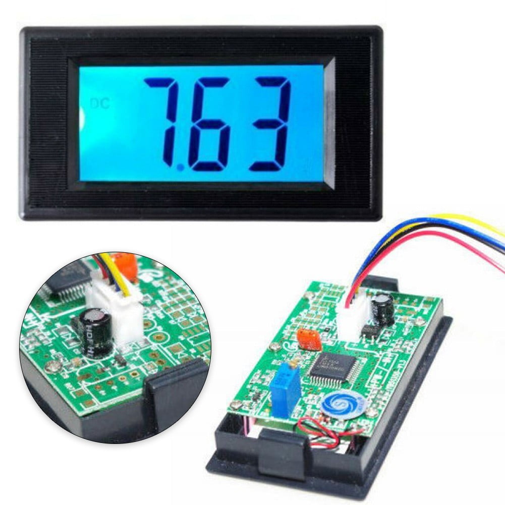 Mini Digital DC Voltmètre Ampèremètre 4 Bit 5 Fils DC 200V 10A Tension  Compteur Courant d'alimentation testeur - Cdiscount Bricolage