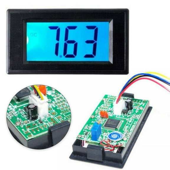 Ac/Dc 8 12V Digital Panel Voltmeter Yb5135D Perfect For Voltage Indication and Monitoring in Electrical Systems