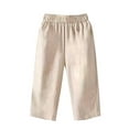 thumbnail image 6 of Women's Linen Pants Women'S Cotton And Linen Cropped Pants For Women In Summer Loose Large Size Linen Elastic Waist Small Feet Harem Pants Versatile Casual Pants Casual Cropped Pants, Women's Casual P, 6 of 6