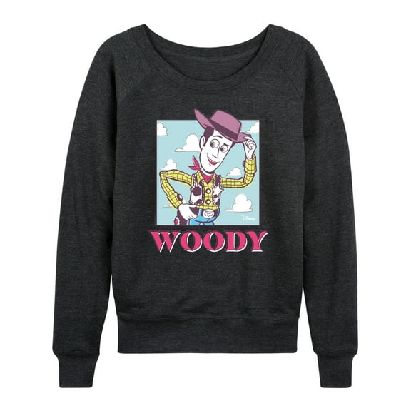 Toy Story 4 - Sunny Side Up Woody - Women's Lightweight French Terry Long Sleeve Shirt