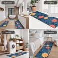thumbnail image 5 of Pioneer Flower Floral Print Pattern Kitchen Rugs Sets Of 3,Kitchen Runner Rugs Non Skid Washable,Decorative Kitchen Floor Mats for Kitchen,Sink,Laundry,17"x30"+ 17"x47" + 17"x59", 5 of 6