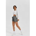 thumbnail image 6 of Pinspark Women's Shorts Casual Summer Sweat Athletic Short Comfy Lounge Trendy Sports Activewear with Pockets Elastic Waist, 6 of 6