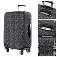 thumbnail image 5 of Dark Blue Bigfoot and Tree Pattern Luggage Cover Fashion Suitcase Cover Baggage Covers Fit 25-28 Inch Luggage (Go Travel), 5 of 5