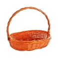 thumbnail image 2 of Cesta de Pascua Hugo cesta de almacenamiento tejida a mano reutilizable para niños naranja, 2 of 10