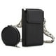 thumbnail image 1 of Leather Small Phone Wallet Crossbody Bag Ladies' Shoulder Bag Trendy Mobile Phone Bag Wallet Set, 1 of 3