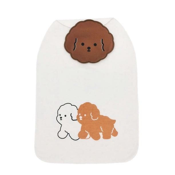 Large Size Sweat Absorbent Towel Cartoon Theme Cotton Backrest Towel Soft & Breathable Infants Back Towel Pad Cloth Multicolor