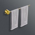 thumbnail image 3 of Toallero de 40 cm - Toallero de pared de aluminio - Estante para toallas - Ajustable - Cepillado -, 3 of 5