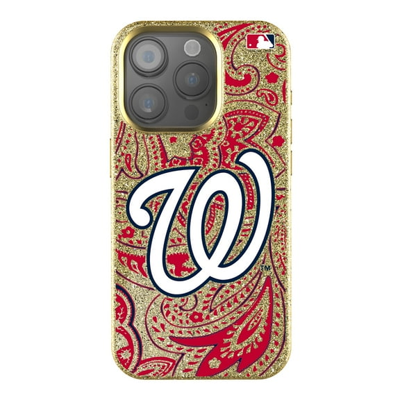 Keyscaper Washington Nationals Paisley Bling iPhone Case