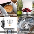 thumbnail image 3 of 4 Inch Small Cake Pan Set Of 8, Baking Round Cake Pans Tins Bakeware for Mini Cake Pizza, Quiche, Non Toxic & Healthy, 3 of 5