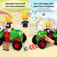 thumbnail image 3 of Desiso Farm Toys Vehicles Playset for Lights and Music Tractor with 3 Animals & Farmer Figure - STEM Educational Learning Tractor Toy Playset Perfect Christmas Birthday Gift for Kids 3-6+, 3 of 8