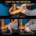 thumbnail image 3 of Llave de correa Klein Tools S12HB ajustable Grip-It de 1,5 a 12,7 cm, 3 of 9