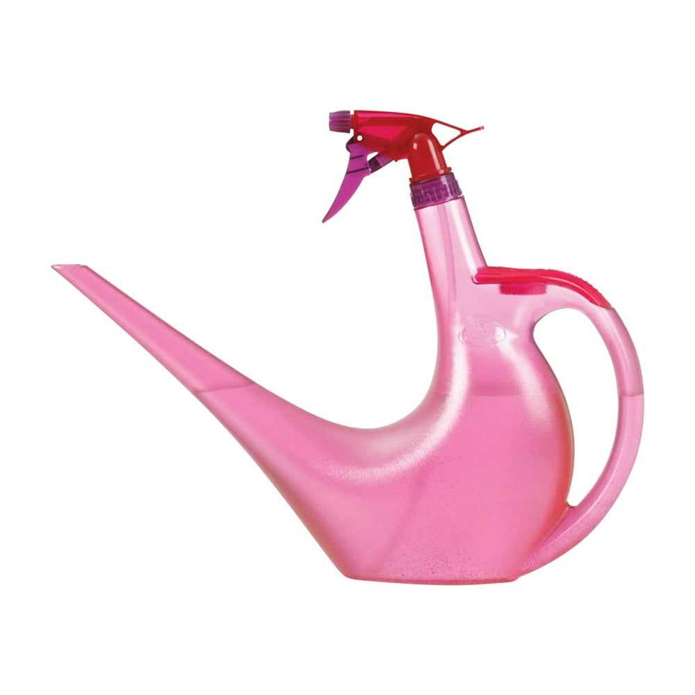 Scheurich Sprayman Pink 0.4 gal. Plastic Watering Can Sprayer Combo