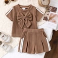 thumbnail image 2 of KEXE Girls Summer Clothes Toddler Girl Clothes 3T Toddler Baby Girls Summer Clothes Short Sleeve T-Shirt Tops Short Sets Cute Outfits, 2 of 9
