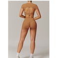 thumbnail image 3 of Conjuntos de entrenamiento for mujer, 2 piezas, sujetador deportivo, camiseta sin mangas, polainas de cintura alta, gimnasio, Yoga, ropa activa, Top de entrenamiento for mujer, 3 of 7