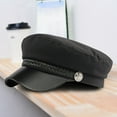 thumbnail image 1 of Women Hat Dressing Braided Decoration Delicate Contrast Color Windproof Sailor Hat, 1 of 4