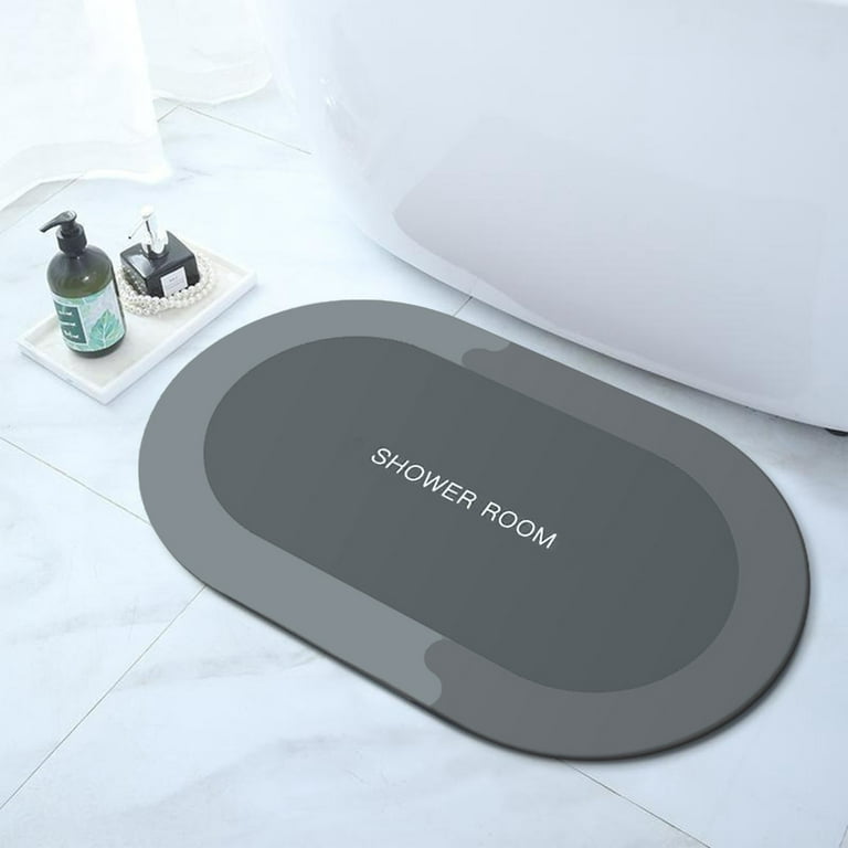 Diatomaceous Earth Bath Mat, Quick Dry Bath Mat, Super Absorbent Bath Mat(40×60cm)