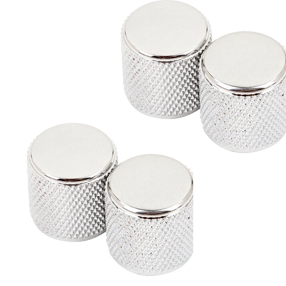 US 10-20 Pc Forge Nickel Flat-Top Barrel Knobs Telecaster Metal Guitar Precision