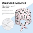 thumbnail image 3 of Salouo Cute Dinosaur Print Adjustable Working Caps,1 Pcs Working Hats Elastic Scrub Hats Elastic Tie Back Hats Unisex Nurse Scrub Cap Nurse Hats ,One Size, 3 of 7