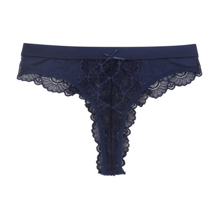 VerPetridure Women s Bikini Brief Underwear Thongs for Women Panties Women Sexy Lace See-Through Breathable Thongs Briefs Panties Lingerie Underwear