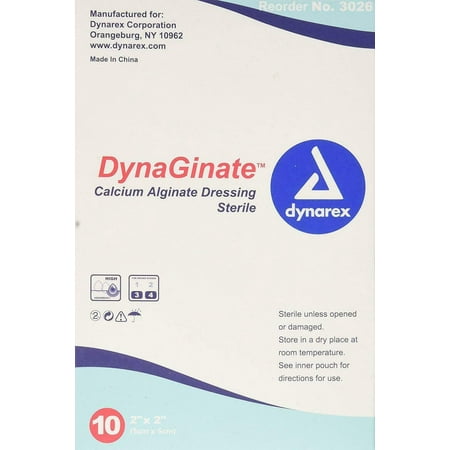 Dynarex DynaGinate Calcium Alginate Dressing Sterile 2