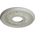 thumbnail image 3 of Ekena Millwork 11 3/8"OD x 3 5/8"ID x 7/8"P Palmetto Ceiling Medallion (Fits Canopies up to 4 1/2"), Hand-Painted Pot of Cream, 3 of 7