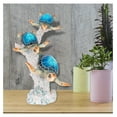 thumbnail image 5 of Sea Turtle Statue Triple Swimming on Coral Base – Ocean-Inspired Polystone Figurine for Coastal, Beach & Nautical Home Decor – Accent Sculpture (Blue, 9.5”), 5 of 8