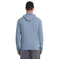 thumbnail image 3 of Domuza Mens UPF 50+ Sun Hoodie Long Sleeve UV Protection Cooling Lightweight Breathable Fishing Shirt for Hiking Camping Cycling Blue 2XL, 3 of 3