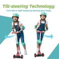 thumbnail image 6 of JUNLING Kick Scooter for Kids, Toddler Scooter with 3 Light Up Wheels and Adjustable Height for Children 3-14 Years Old Girls and Boys, Red, 6 of 6