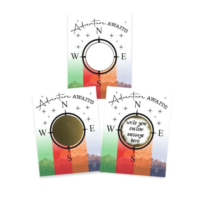My Scratch Offs DIY Make Your Own Scratch Off Adventure Awaits - 20 Pack (20 Cards/20 Scratch Off Stickers)