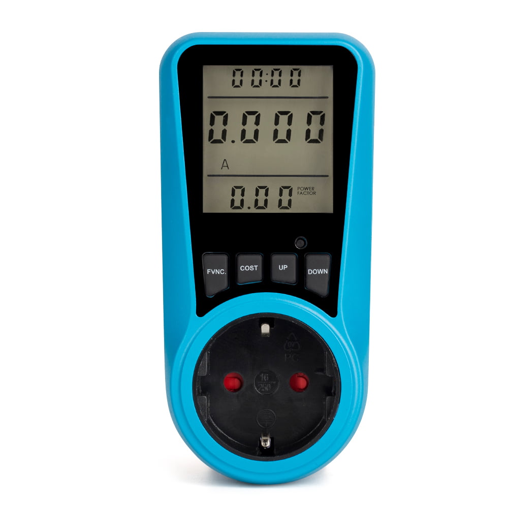Plug in Power Energy Meter Electricity Analyzer Monitor Socket Voltage Wattmeter 