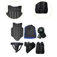 thumbnail image 6 of yotijay Taekwondo Sparring Equipment Collection Sanda Crotch Boxing Practice Body for Black, 6 of 8