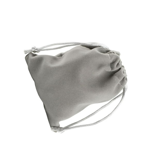 Yuarrent Bolsa con cordón Almacenamiento Arpillera Empaquetado Regalo Corsé Bolsas Saco Joyas Paquete Organizar Dulces Cosméticos Monedas Almacenamiento y organización del hogar Gris Yuarrent HA075283-01