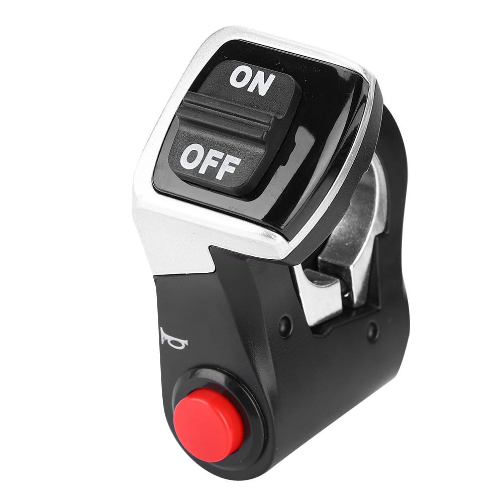 E-Bike Horn Button Cable Switch For 22.5mm Handlebar Electric Bicycle Scooter US