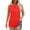 Red1, variant on fatyb Women's Tank Tops High Neck Loose Sleeveless Tshirts Casual Solid Color Basic Shirts for Women
