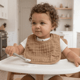 thumbnail image 3 of Comfy Cubs Muslin Cotton Baby Bibs, 8 Pack, Adjustable with Easy Snaps, Soft & Absorbent, Cedar, 3 of 7