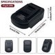 thumbnail image 2 of Adaptador de Batería de 18V para Batería de Iones L de Ryobi de 18V Que Se Convierte en una Herramienta Eléctrica Inalámbrica Einhell, 2 of 4