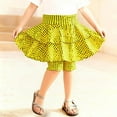 thumbnail image 4 of Toddler Girls Skort Polka Dot Pattern Multi-Layered Ruffle Skirt with Built-in Shorts Stretchy Dance Bottoms for Party Holiday, 4T-14Y, 4 of 6